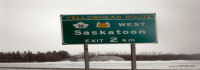  winter driving through Saskatoon