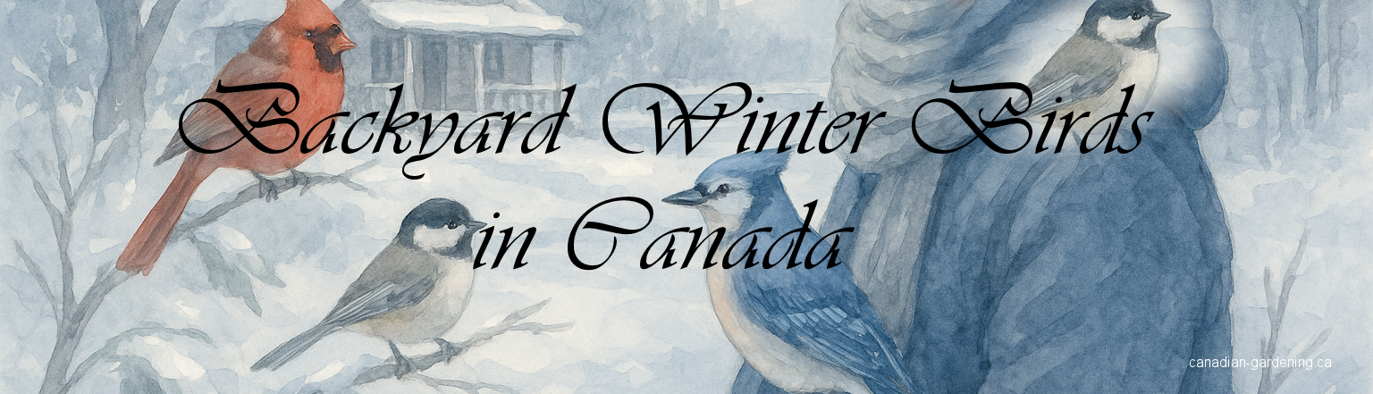 banner, short video playlist for Winter Birds in Canada