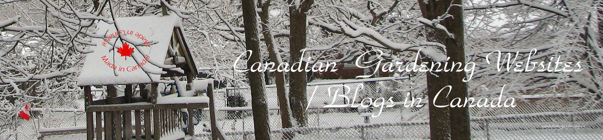 Canadian Gardening Websites and Blogs  logo in Canada