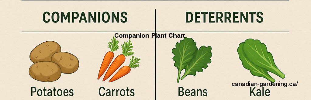 companion planting plants to avoid planting together and benefits logo
