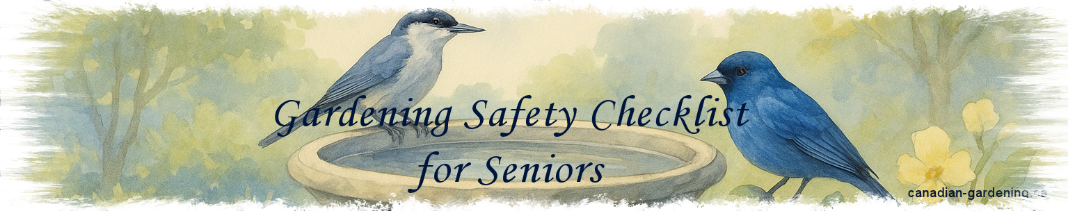 Garden Safety Banner
