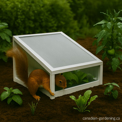 Hardening off seedlings in a cold frame