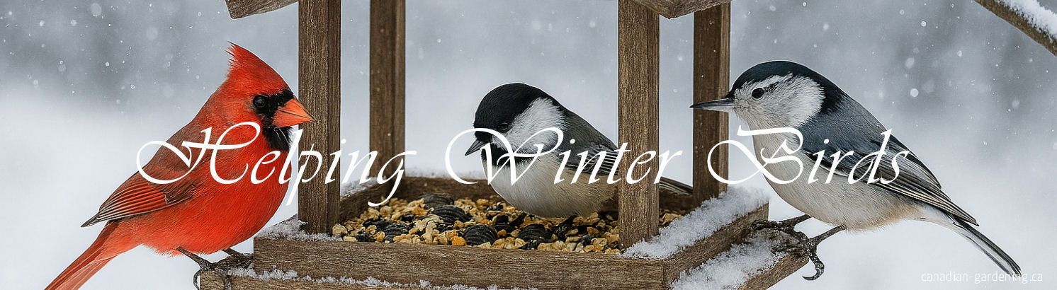 helping Winter birds  in Canada