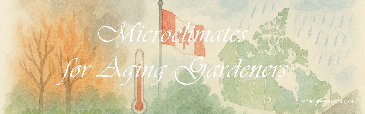 Microclimates for aging gardeners