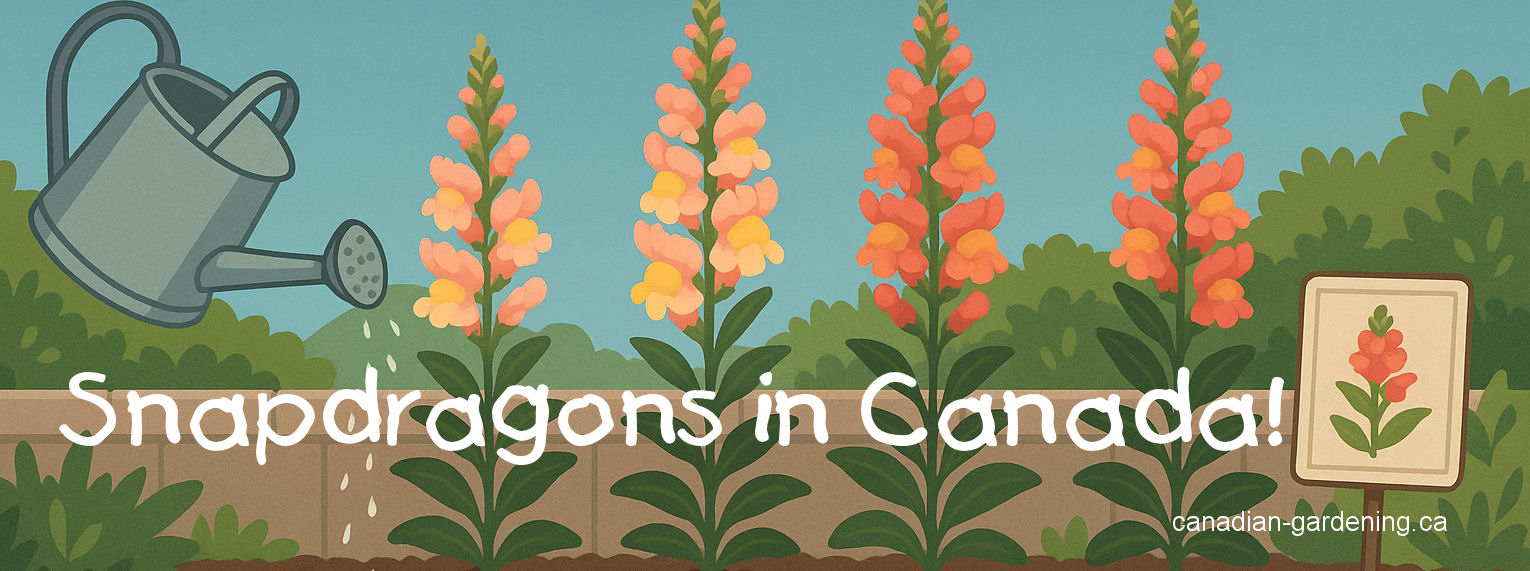 grow snapdragons in Canada from Seed and Cuttings