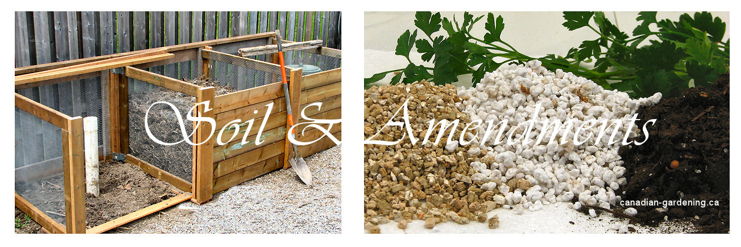 Healthy garden soil with compost and amendments