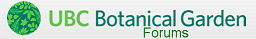 ubc botanical garden forums logo