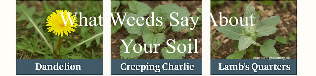 what weeds say about your soil health banneer